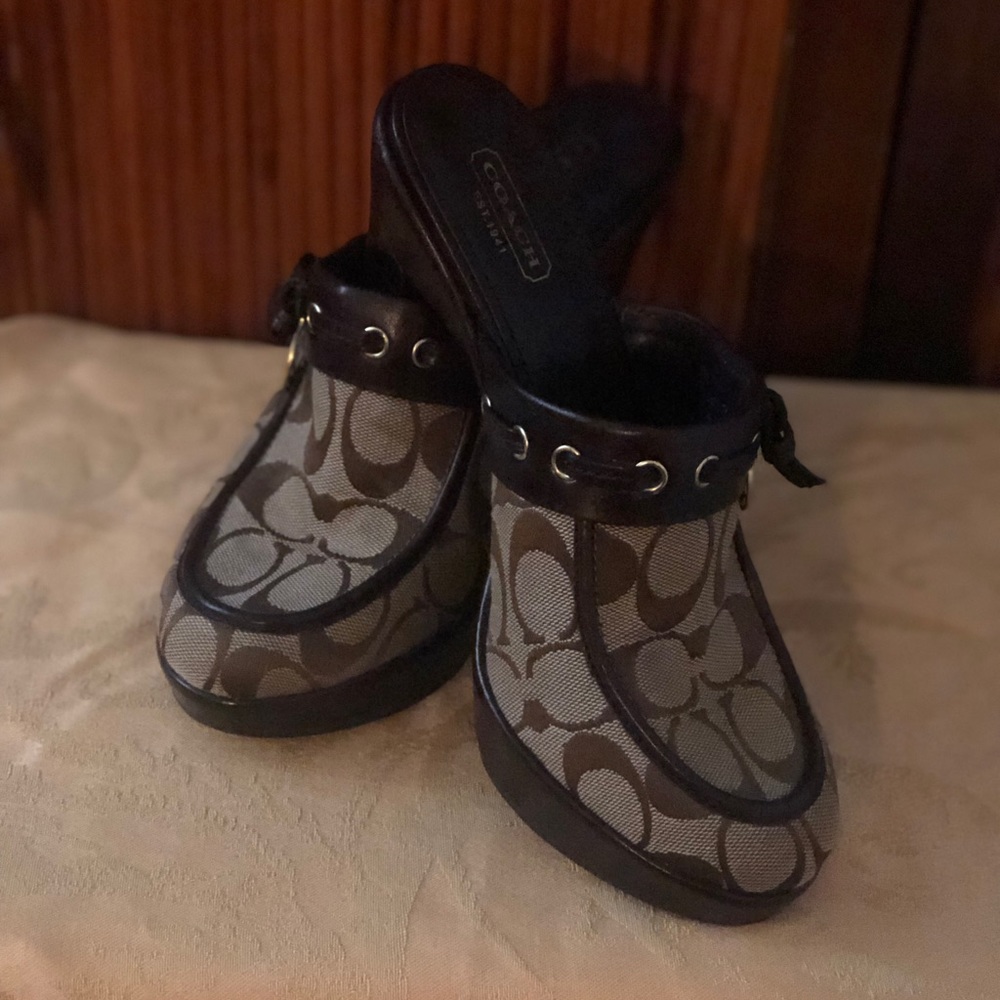Coach brown mules - Picture 3 of 5